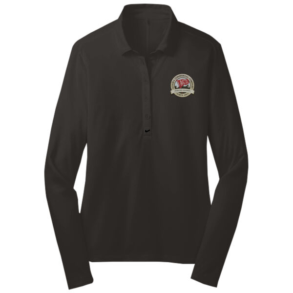   - Nike Ladies Long Sleeve Dri FIT Stretch Tech Polo Thumbnail